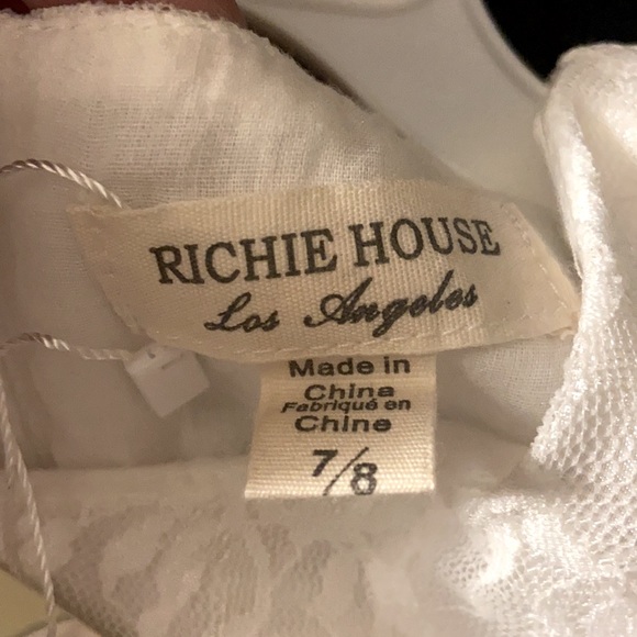 NWT Richie House White Formal Girls’ Dress - Picture 7 of 8